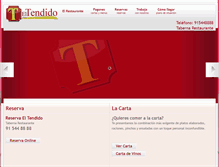 Tablet Screenshot of eltendido.com